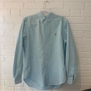 Ralph Lauren Oxford Shirt (Blue/White Gingham) - M